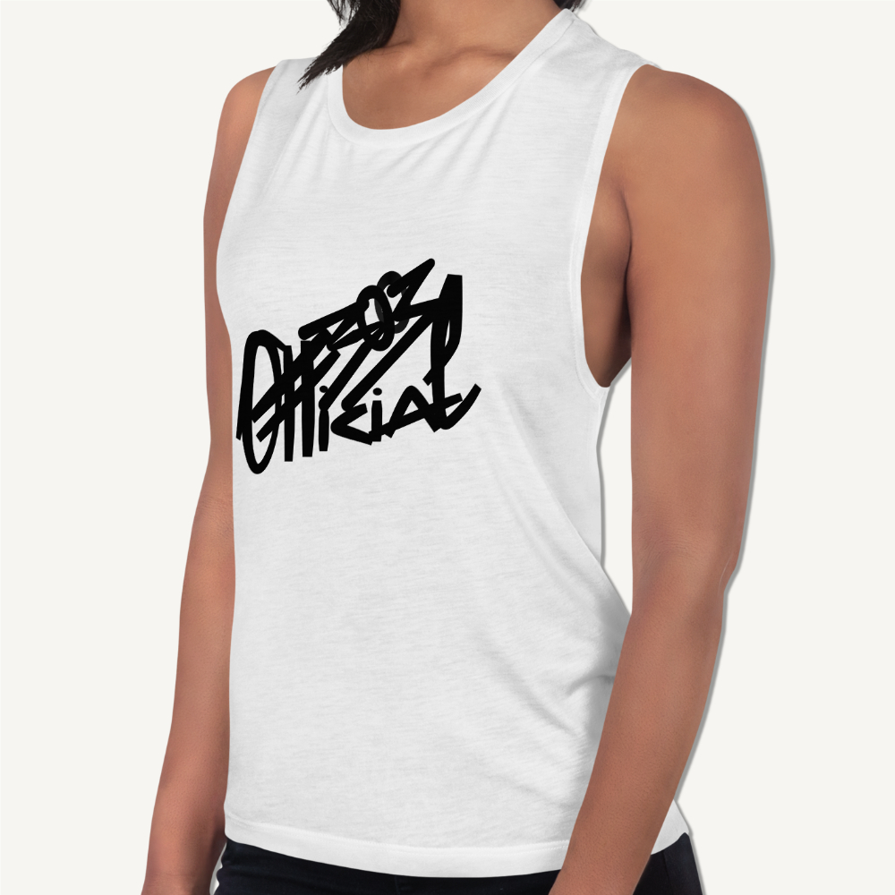 Signature Ladies' Muscle Tank - White 